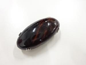 アンティーク　天然石帯留め